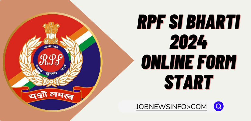 RPF Vacancy 2024: Online Form Start