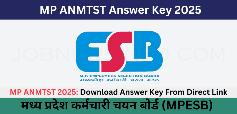 MP PEB ANMTST Answer Key 2025