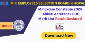 MP Excise Constable Result